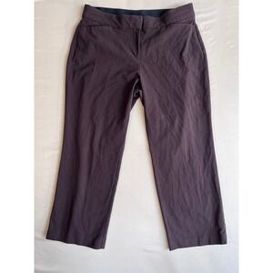 JM Collection Petite Brown Pull On Dress Pants Straight Leg Size 12PS